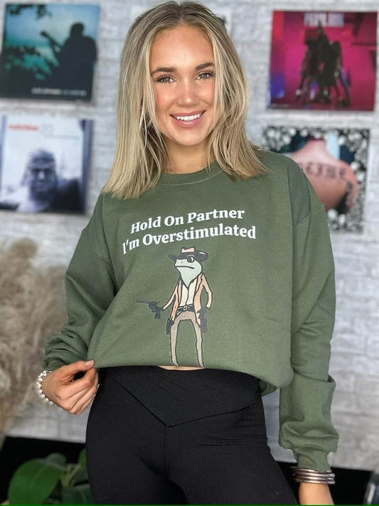 Overstimulated Frog Graphic