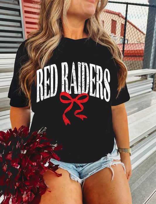 Red Raiders Bow Tee - MID JULY ETA