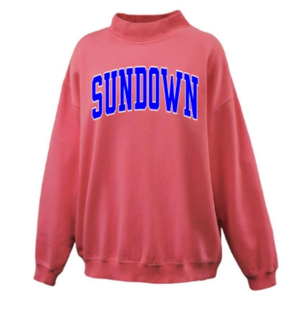 Sundown Red Mockneck - LATE JUNE ETA (Preorder)