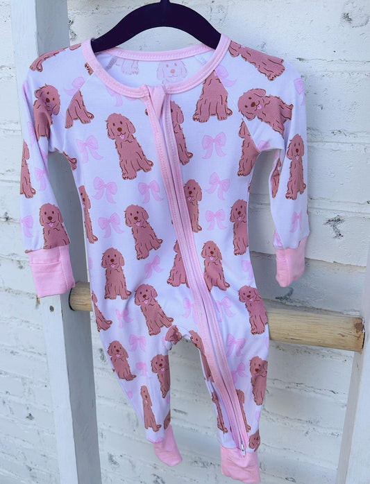 Doodle Bow Pajamas