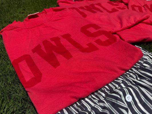 OWLS tone on tone CC tee - EARLY JULY ETA (Preorder)