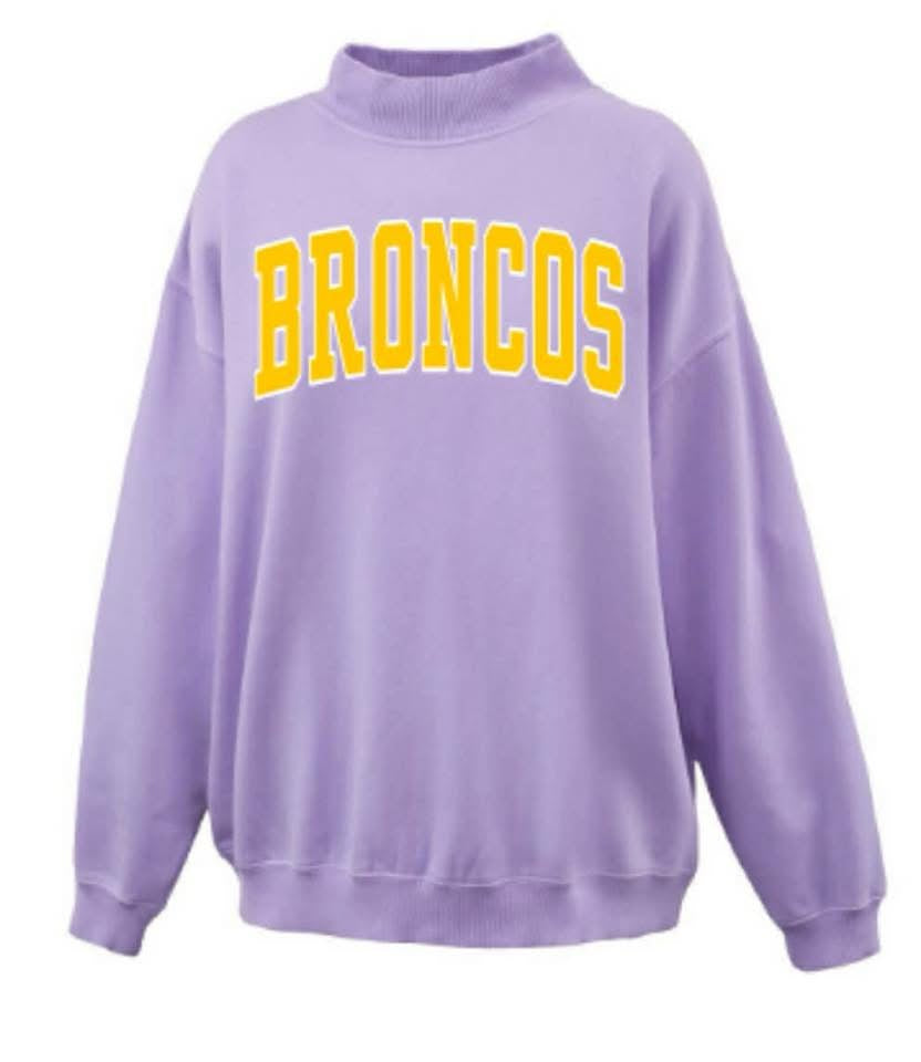 Broncos Purple Mockneck - EARLY JULY ETA (Preorder) (Copy)
