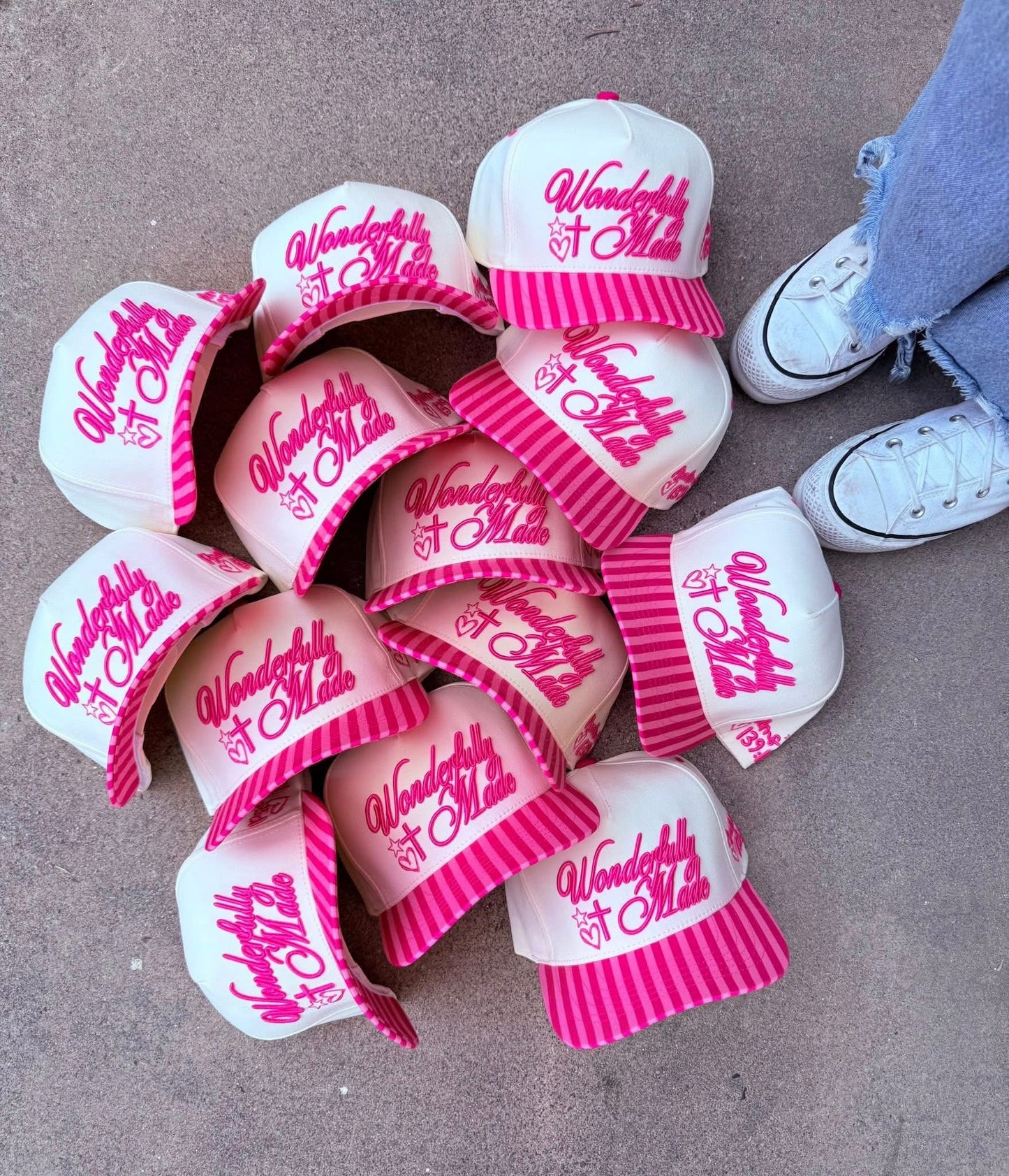 Girly Faith Based Canvas Trucker Hat - IN STOCK