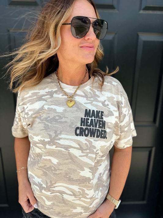 Make Heaven Crowded Puff Camo Tee - IN STOCK