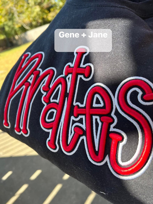 Pirates 3d Embroidered Sweatshirt - 2.5 WEEK ETA