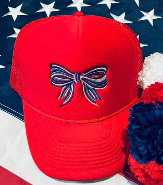 USA Bow Embroidered Trucker