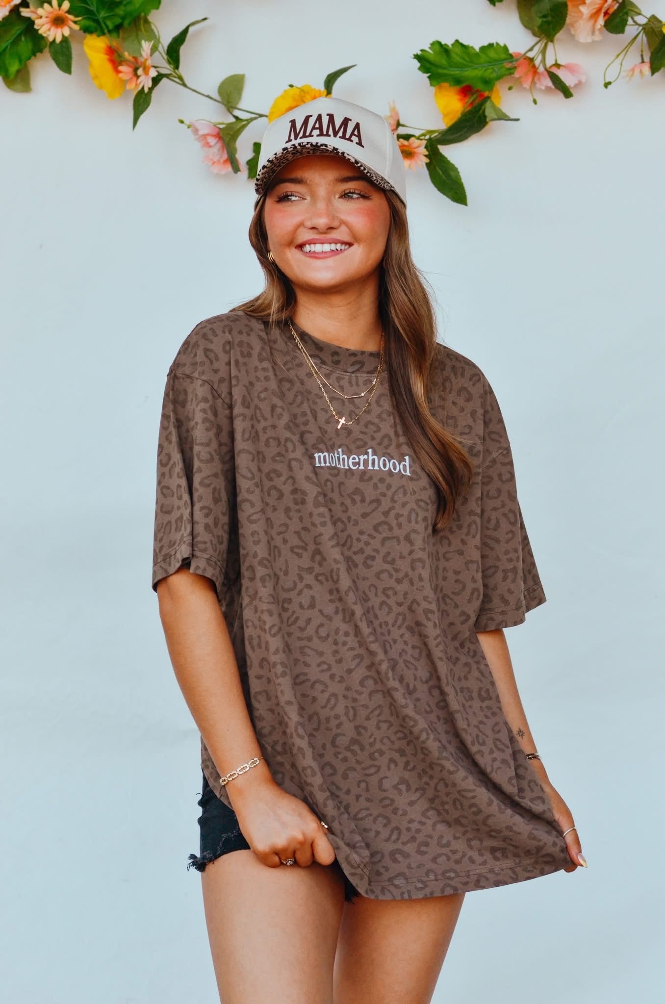 Motherhood Animal Print Tee - IN STOCK
