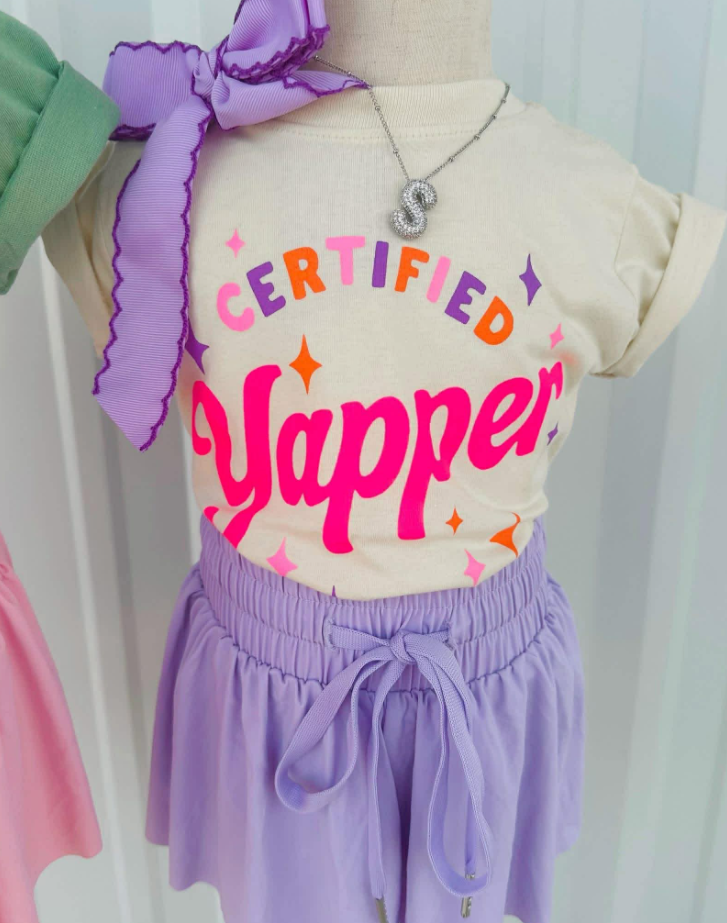 Certified Yapper Tee -  MID MAY ETA (Preorder)
