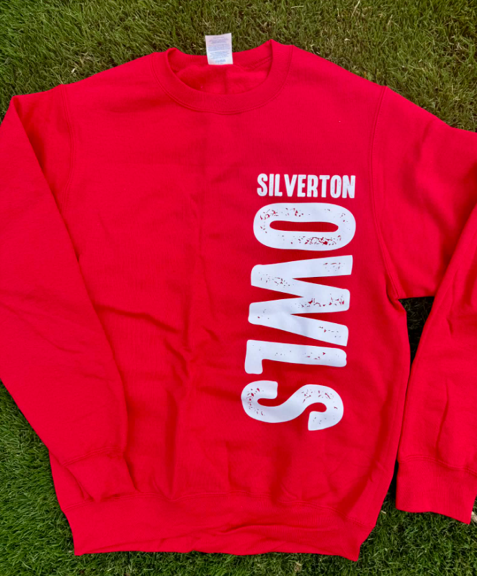 Silverton Owls Vertical Design Sweatshirt - IN STOCK